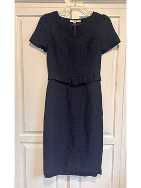 libby jersey midi shirt dress NWT Tory Burch Libby Silk Jersey Keyhole Cut-out Midi Paisley Dress XS 00 0 Navy